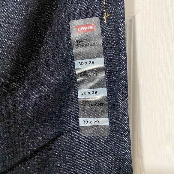 Levi’s 514 Straight Jeans - Dark Wash - NWT - Picture 5 of 10